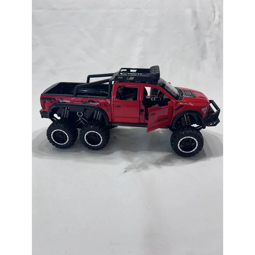 Durable Ford BEAST Raptor F-150  Off Road Pullback 1:24 Die LIGHTS+SOUNDS pickup